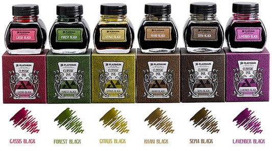 Platinum Japan - inktpotje - Vulpeninkt - potje vulpeninkt - Dyestuff 'Classic Ink' Sepia Black