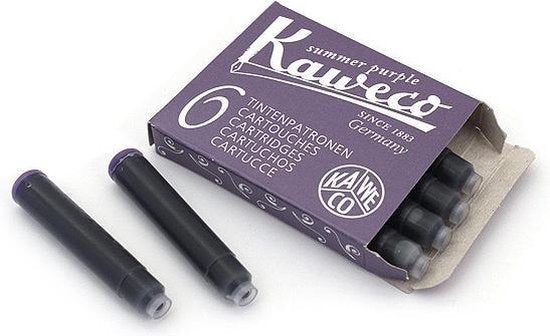 Kaweco Vulpen vullingen 5 doosjes Paars, Summer Purple, Aubergine