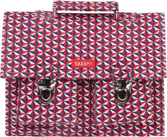 Bakker Made With Love - Mini Schooltas canvas met Bretellen Bintang