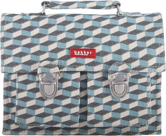 Bakker Made With Love - Schooltas - Handtas - Canvas - Fairtrade - Bowi - 25x19x7 - Mini