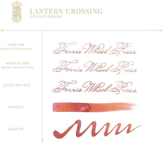 Ferris Wheel Press - schrijfinkt - klein flesje 10cc - FerriTales | Bestiary Series - Lantern Crossing Ink 10ml