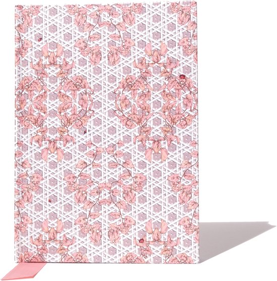 Ferris Wheel Press - Blanco A5 - The Sketchbook A5 Enveloped in Rattan - Pink