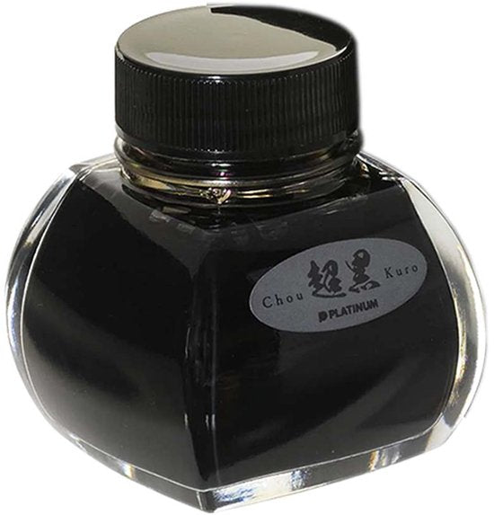 Platinum - potje - Vulpeninkt - Chou Kuro - 60ml - Zwart - Fountain Pen Ink - Cadeaudoos