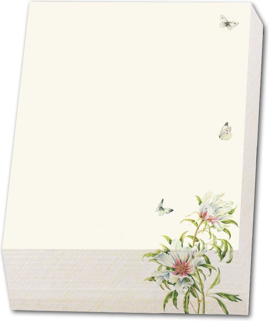Memo blocnote: White Elegance, Janneke Brinkman-Salentijn