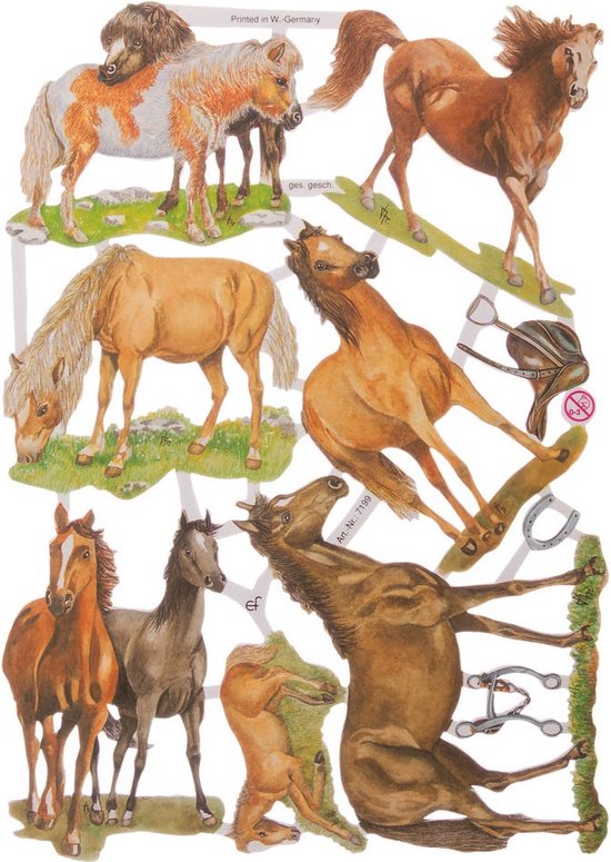 Poëzieplaatjes - 6 vellen - plaatjes - hobby - creatief - decoupage - knutselen - scrapboek