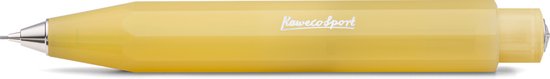 Kaweco - Vulpotlood 0,7 - Frosted Sport - Sweet Banana - Met doosje vullingen in glazen tube