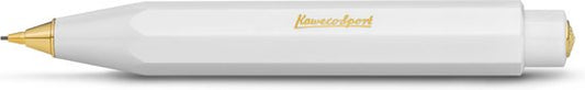 Kaweco - Vulpotlood 0,7 - Classic Sport - Wit - Met doosje vullingen in glazen tube