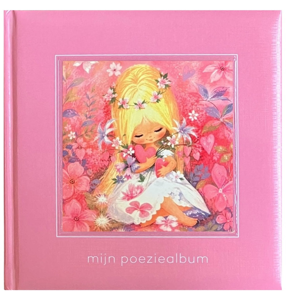 Poëziealbum - Meisje met hartjes