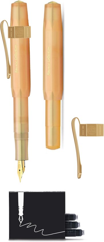 Kaweco - Collection Apricot Pearl - MEDIUM - Vulpen - met clip - Limited Edition - met extra doosje vullingen