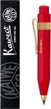 Kaweco - Vulpotlood - 3,2 - Sport Classic Red - Nostalgic Octagonal Clip Vergoldet