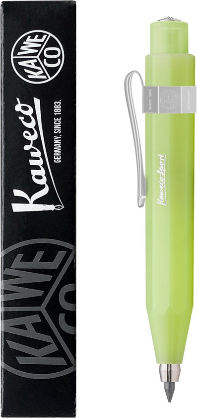 Kaweco - Vulpotlood - 3,2 - Frosted Sport Fine Lime - Nostalgic Octagonal Clip Chrome