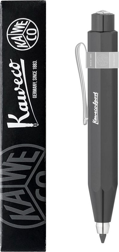 Kaweco - Vulpotlood - 3,2 - Sport Skyline Grey - Nostalgic Octagonal Clip Chrome
