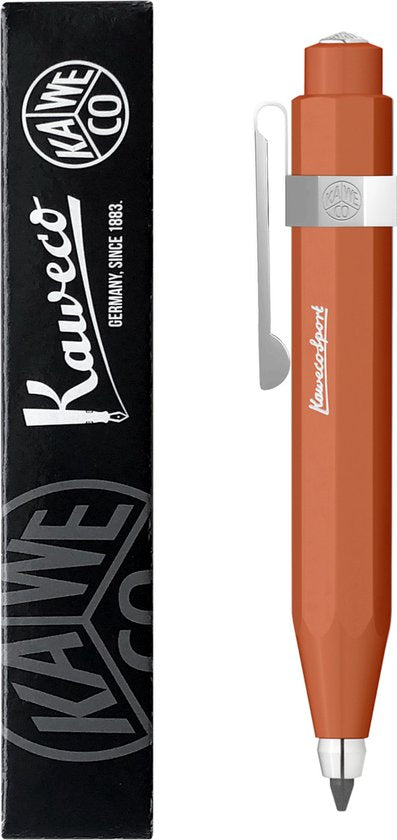 Kaweco - Vulpotlood 3,2 - Skyline Sport - Oktogonal Clip Chrome - Fox (Roodbruin) - Met doosje vullingen