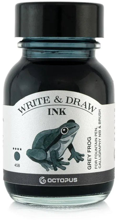 Octopus Schrijf- en Tekeninkt, 50 ml 458 Grey Frog