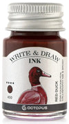Octopus Write and Draw Ink Set DESERT, watervaste inkt voor schrijven en tekenen, kalligrafie inkt, lichtechte tekeninkt voor vulpen, glaspen, penseel, 6 x 10 ml