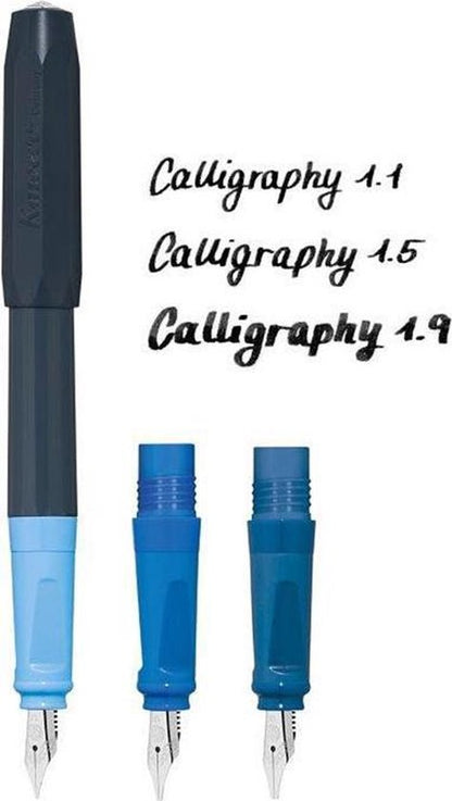 Kaweco Perkeo Kalligrafie Set - Blauw