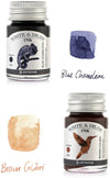 Octopus - Art Material - 2 potjes inkt 10ml - Blue Chameleon - Brown Colibri