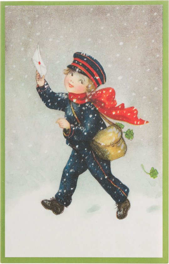 Nostalgische kerstkaarten - 15 stuks - Klassieke Vintage afbeeldingen - Winter - Sneeuw - Feestelijk - Jaarwisseling - Oude Brocante kerstkaarten