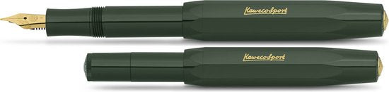 Kaweco - Cadeau - pennenset- (4delig) - Etui - Vulpen Medium  - Balpen - Groen - Inktpatronen