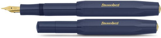 Kaweco - Cadeau - pennenset - (4delig) - Etui - Vulpen Extra Fine - Balpen - Navy - doosje inktpatronen