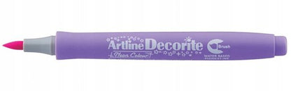 Toma Artline Decorite Brush Marker - Neon Paars