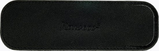 Kaweco - Leather pouch ECO Long - Black - with print - 2 pens