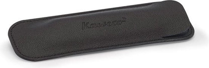 Kaweco - Cadeauset - Vulpen Medium Student 70'S Blues - Balpen Student - Oranje Ivory - Gratis Lederen Etui - Gratis Cadeaubox - Vullingen Blauw