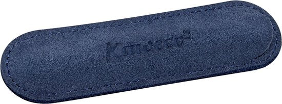 Kaweco - etui - Velours pouch ECO Sport - Navy - with print - 1 pen