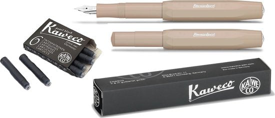 Kaweco Vulpen Sport Skyline MACCIATO (EXTRA FINE) met extra doosje vullingen