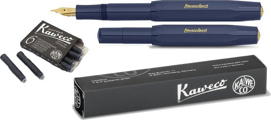 Kaweco 1 Vulpen Sport Classic Navy Fountain Pen - Breed