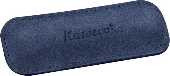 Kaweco - etui - Velours pouch ECO Sport - Navy - with print - 2 pens