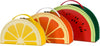 Kofferset - 3delig - 20-24-28 cm - Meloen - Sinasappel - citroen