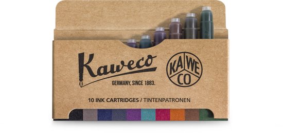 Kaweco - 2pack -Vulpen Vullingen -Inktpatronen - Kaweco Ink Cartridges 10-Pack colour mix