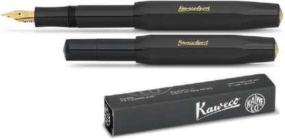 Kaweco Classic Sport - Vulpen - Extra Broad punt - Zwart