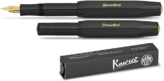 Kaweco Classic Sport - Vulpen - Fine punt - Zwart