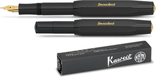 Kaweco Classic Sport - Vulpen - Extra Fine punt - Zwart