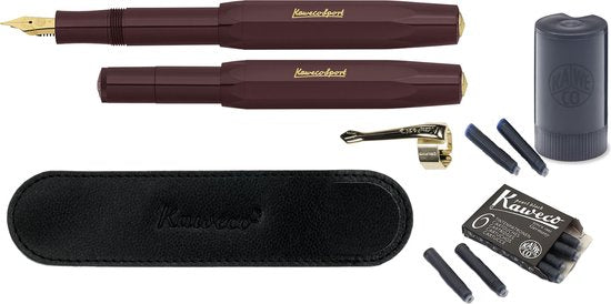 Kaweco Cadeauset (5delig) Sport Classic Burgundy - Medium