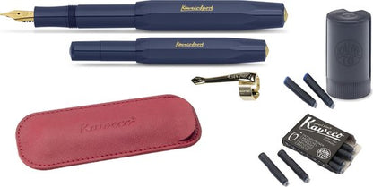 Kaweco Cadeauset (5delig) Sport Classic Navy Fountain Pen - Breed