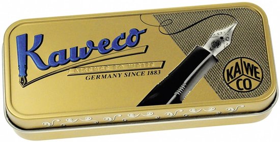 Kaweco - Fountain Pen - Sport Aluminium Grey - Breed - Met extra doosje inktpatronen