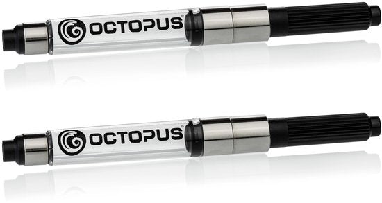Octopus - 2 stuks - Converter - Zuigerconverter voor vulpen - standaard converter met een opening van 2,6 mm