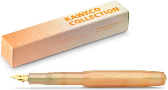 Kaweco - Collection Apricot Pearl - EXTRA BREED - Vulpen - met clip - Limited Edition - met extra doosje vullingen