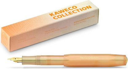 Kaweco - Collection Apricot Pearl - EXTRA FINE - Vulpen - met clip - Limited Edition - in vintage blikje - met extra doosje vullingen