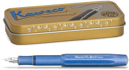 Kaweco - Vulpen - Sport Aluminium "Stone Washed" Blue - Medium