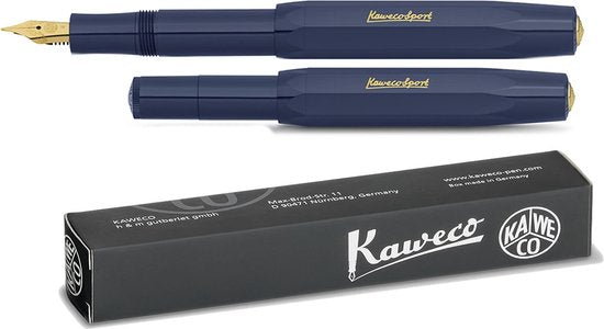Kaweco Cadeauset (5delig) Vulpen Sport Classic Navy Fountain Pen - Medium