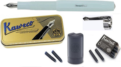 Kaweco Cadeauset (5delig) Vulpen Sport Skyline Mint Fountain Pen - Breed