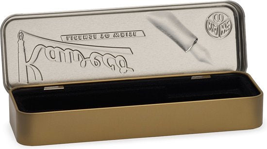 Kaweco - Cadeauset - Vintage blikje - Vulpen met Clip -  Jungle Green - Lichtgroen - Fine - Turkoise Twister - Doosje vullingen