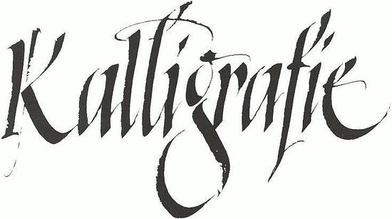 Kalligrafie set 10 -stuk. Handletteringset met veer, kalligrafie, compleet met potje inkt, was en stempel