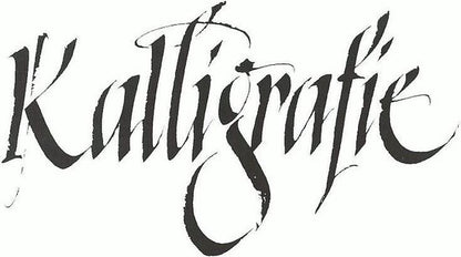 Kalligrafie set 10 -stuk. Handletteringset met veer, kalligrafie, compleet met potje inkt, was en stempel