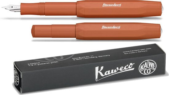 Kaweco - Vulpen - Sport Skyline - FOX Rood Bruin - (Extra Fine)