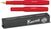 Kaweco - CLASSIC SPORT ROOD Fountain Pen - Medium - Oktogonal Clip Vergoldet - Doosje Vullingen